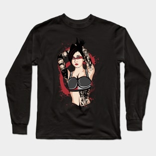 Lady Tattooed Long Sleeve T-Shirt